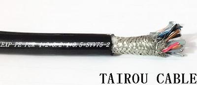 耐寒數據信號傳輸用PUR電纜（超小外徑，對絞）